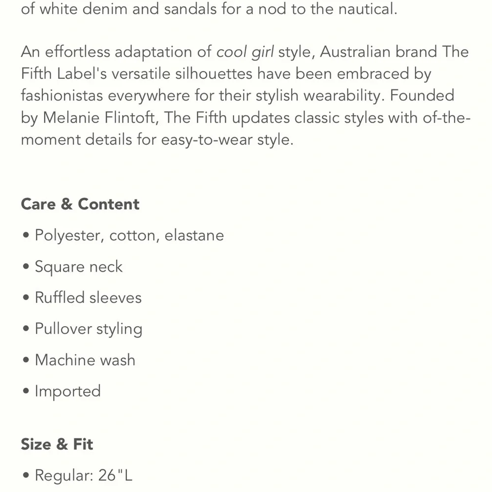 Anthropologie Red & White Striped Square-Neck Ribbed Top - Picture 3 of 4